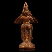 Ancienne statuette en bronze représentant Shiva 