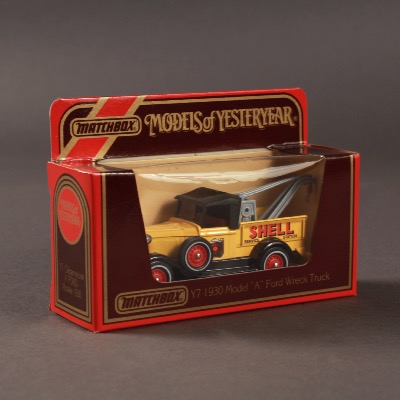 MATCHBOX MODELS OF YESTERYEAR - Y7 1930 Model "A" Ford Wreck Truck