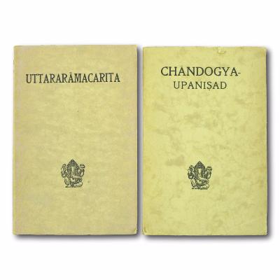 Lot de deux livres Les Belles Lettres - Chandogya - Uttararamacarita
