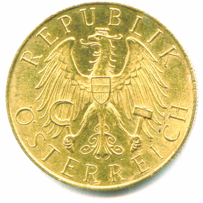 Autriche République - 25 Schiling or - 1926