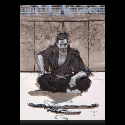 NATSUSAKA Shinichiro - "Dojo" - Dessin original