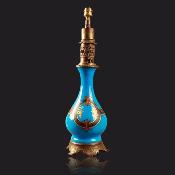 Lampe en opaline bleue - Époque Napoléon III 