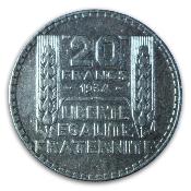 France - Troisième République - 20 francs Turin - 1934 - Argent
