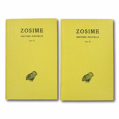 Lot de deux livres Les Belles Lettres - ZOSIME
