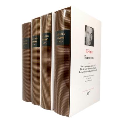 Louis-Ferdinand CÉLINE- "Romans" - ensemble de 4 volumes - Collection Bibliothèque de La Pléiade
