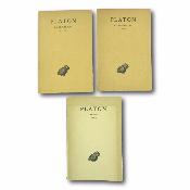 Lot de trois livres Les Belles Lettres - PLATON