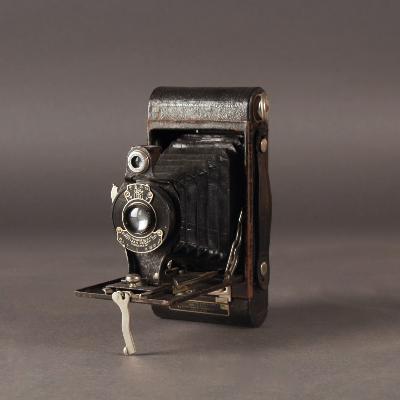 Appareil photo ancien Kodak n°2 Folding Cartridge Hawk-Eye, modèle B