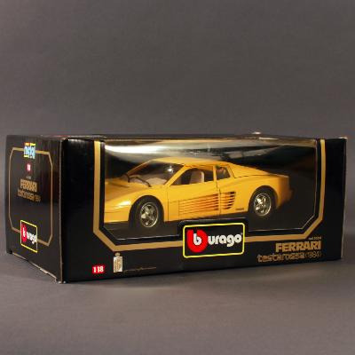 BURAGO - Ferrari Testarossa 1984 Yellow