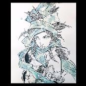  NATSUSAKA Shinichiro - "Renard" - Dessin original