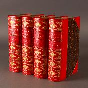 HERODOTE : Herodoti Halicarnassensis Musae. Lipsiae, Hahne 1856 - 1859, 4 volumes 