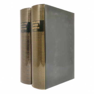Charles BAUDELAIRE - "Oeuvres complètes" tomes 1 & 2 - Collection Bibliothèque de La Pléiade
