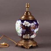 Vase en faïence à décor émaillé - Fin XIXème siècle