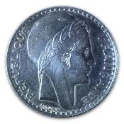 France - Troisième République - 20 francs Turin - 1938 - Argent