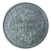 France - Troisième République - 2 francs - 1887 - Paris