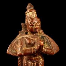 Ancienne statuette en bronze représentant Shiva 