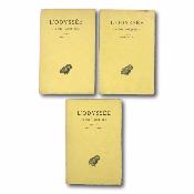 Lot de trois livres Les Belles Lettres - L'Odyssée - Poésie homérique