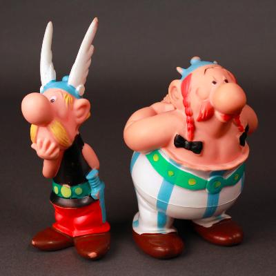 Astérix et Obélix - Figurines Pouet-pouet - Dargaud Delacoste 1967