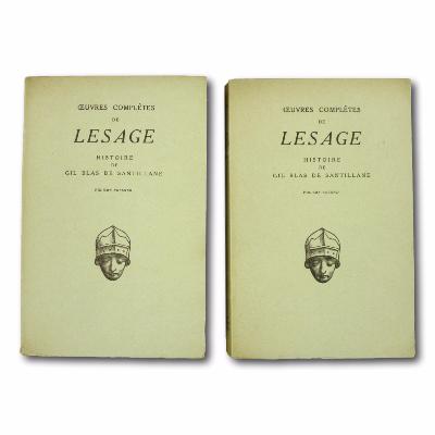 Lot de deux livres Les Belles Lettres - LESAGE