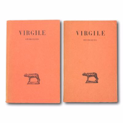 Lot de deux livres Les Belles Lettres - VIRGILE