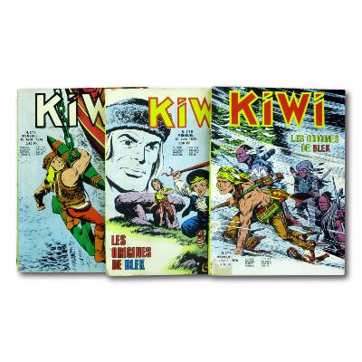 Collectif - Kiwi - Les origines de Blek - Lot de 3 numéros 