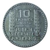 France - Troisième République - 10 francs Turin - 1931 - Argent