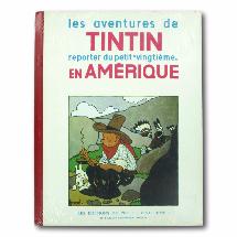 HERGÉ - Tintin - Tintin en Amérique - Fac-similé Noir et blanc