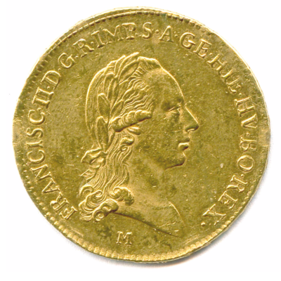 Autriche - François II (1792 - 1835) - Souverain d'or 1794