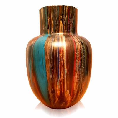ANIN - Vase - Peinture sur verre