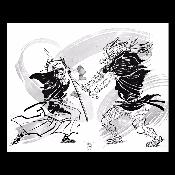 NATSUSAKA Shinichiro - "Banjuro" - Dessin original