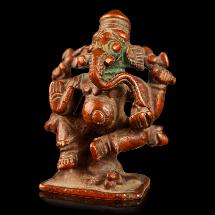 Ancienne statuette en bronze du dieu Ganesh