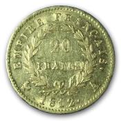 France - 20 francs or Napoléon tête laurée - 1812 Paris